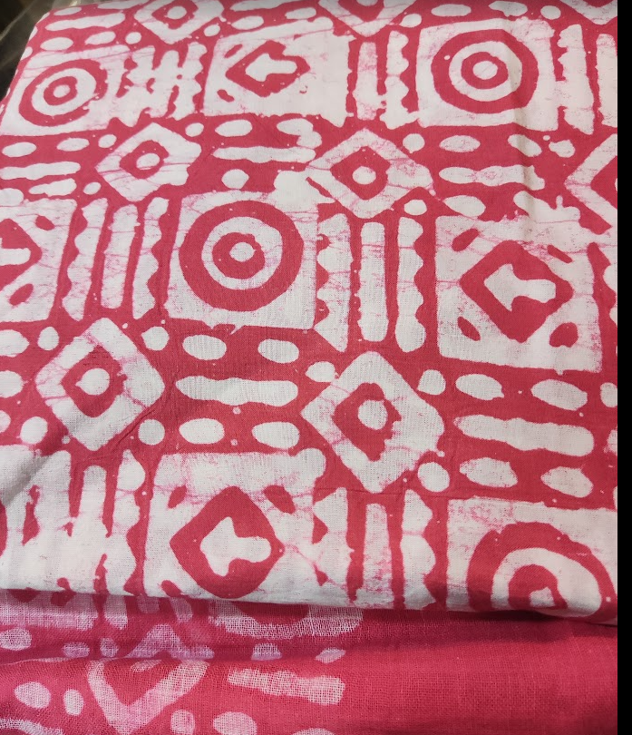 šŗ Vibrant Pink Bandhani Print Cotton Suit Set šŗ