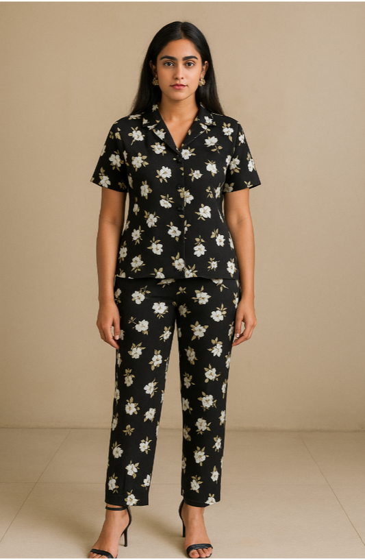 Cotton Rayon print unstitched fabric-5 metre